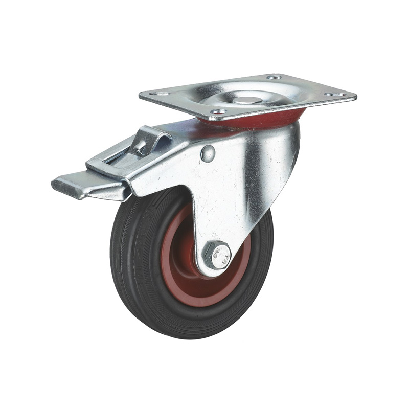 Plastic Caster Wheel with Brake for Cabinet