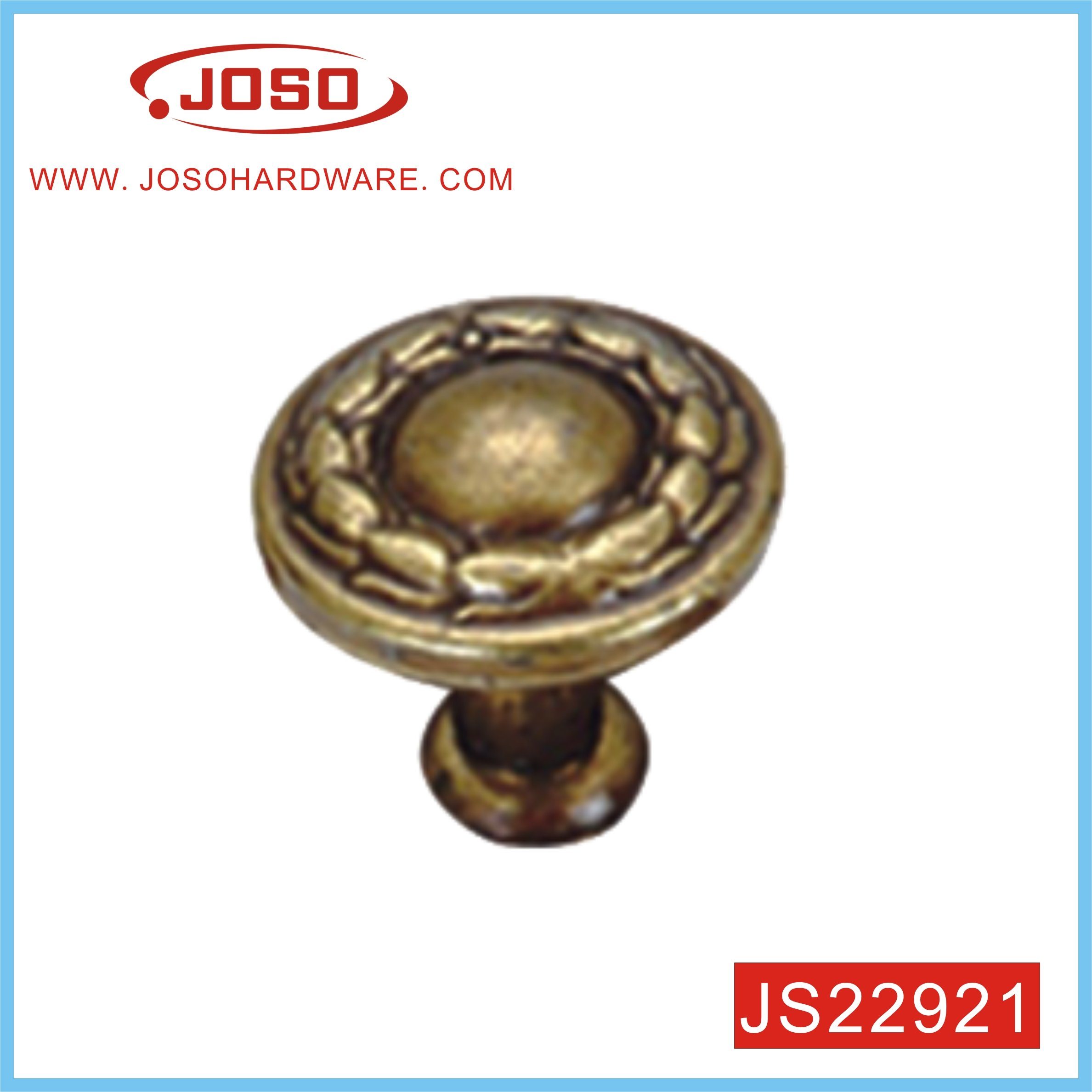Antique Brass Round Kettle Pull Handle for Kitchen Door