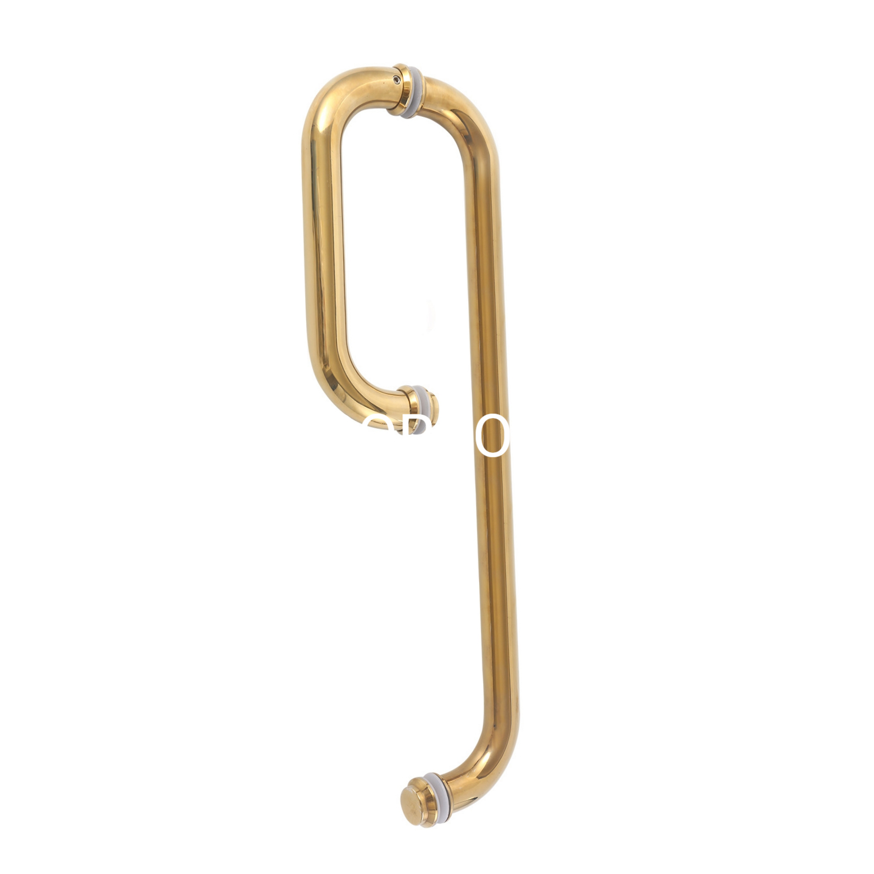 Brass Plated Tubular Stainless Steel 304 Pull Handle of Furniture Hardware for Glass Door